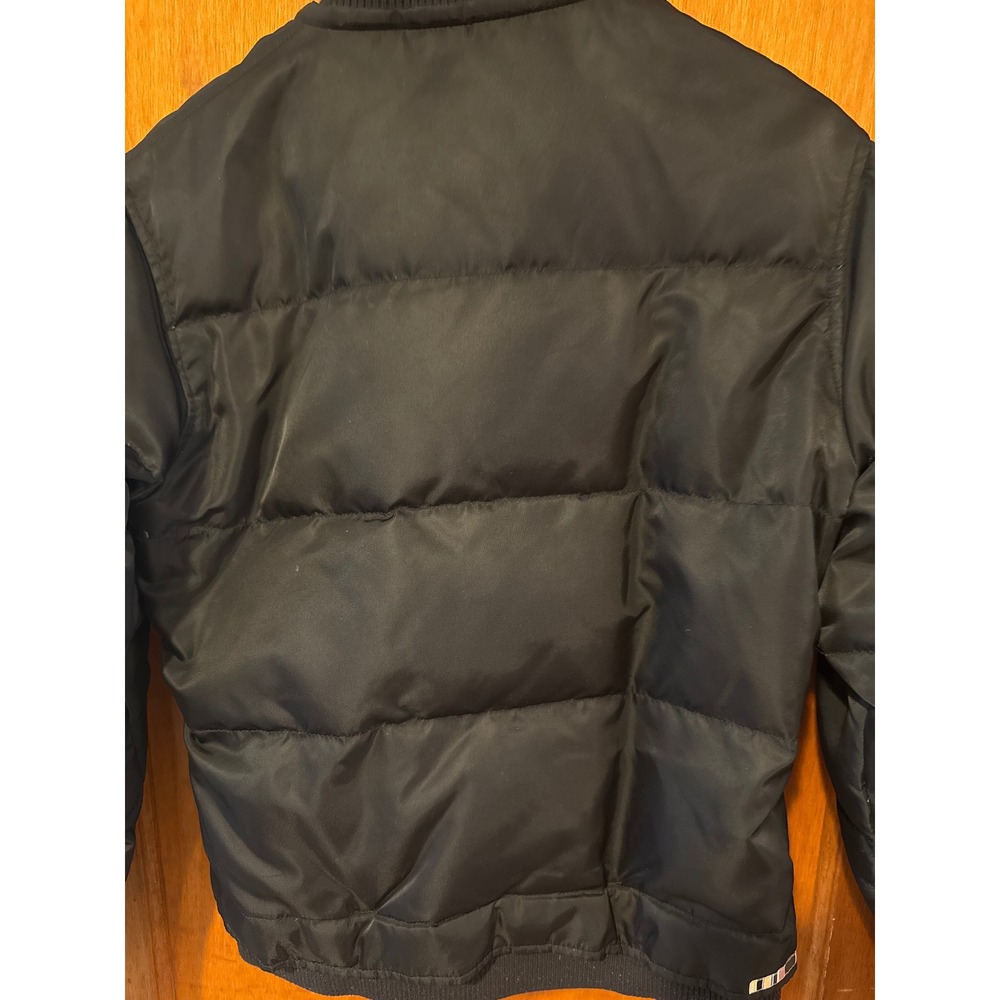 Triple Five 555 Soul puffer jacket‎ Large black vintage down Y2K skater - Picture 6 of 10
